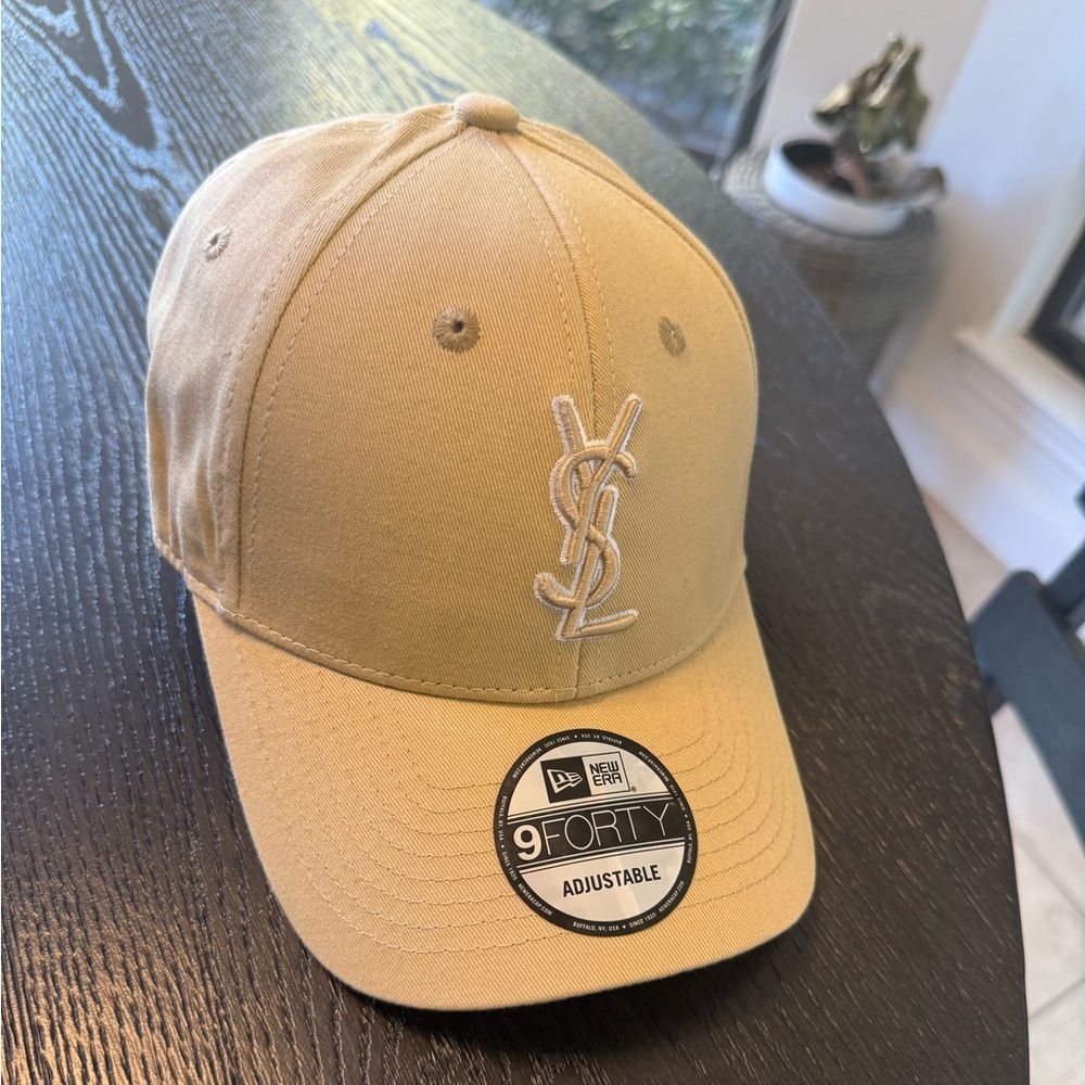 Saint Laurent YSL x New Era Cassandre Canvas Cap – khaki– Adjustable